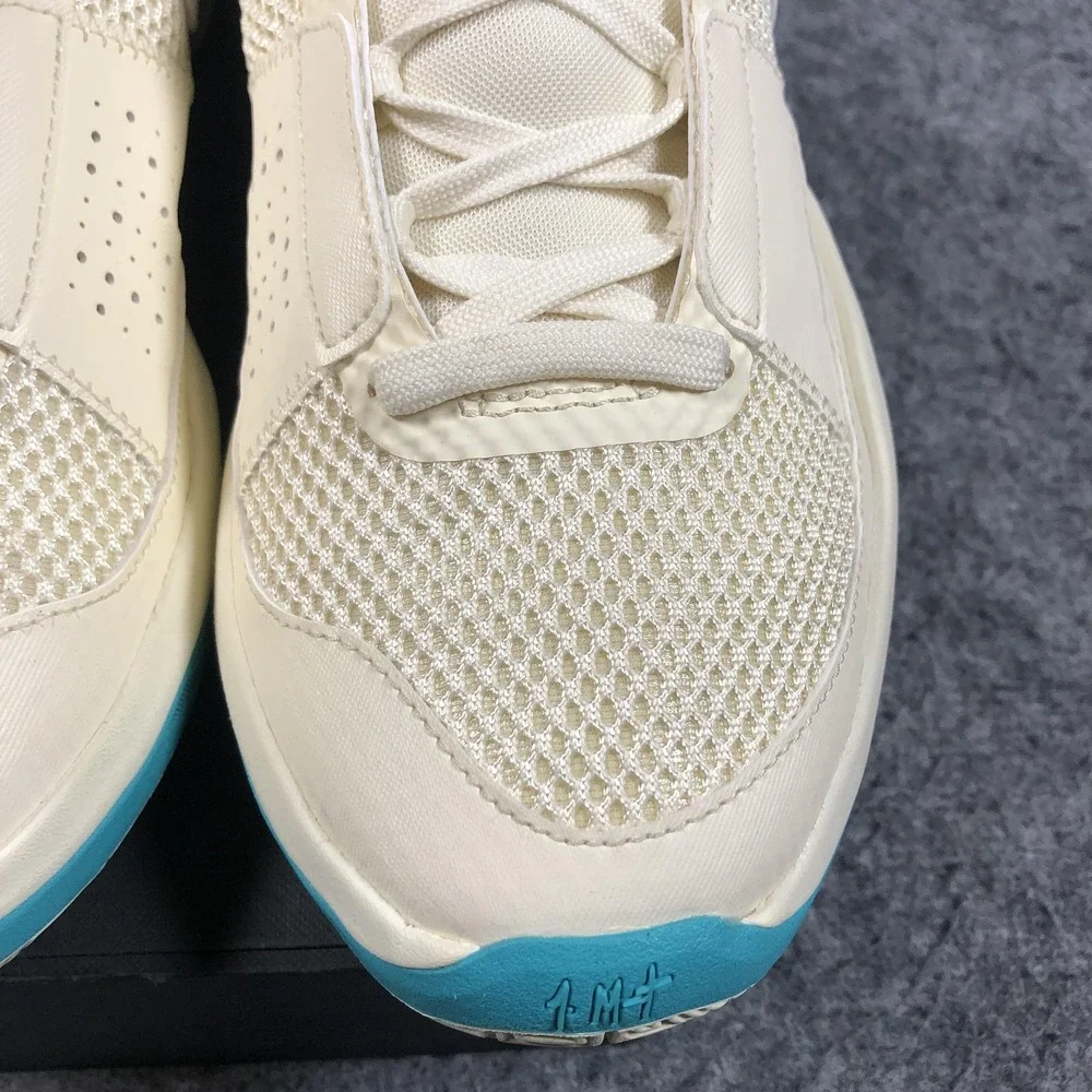 Nike Ja 1 DR8785-102 Shoes Mens 7.5 Beige Teal Low Top Basketball Sneakers